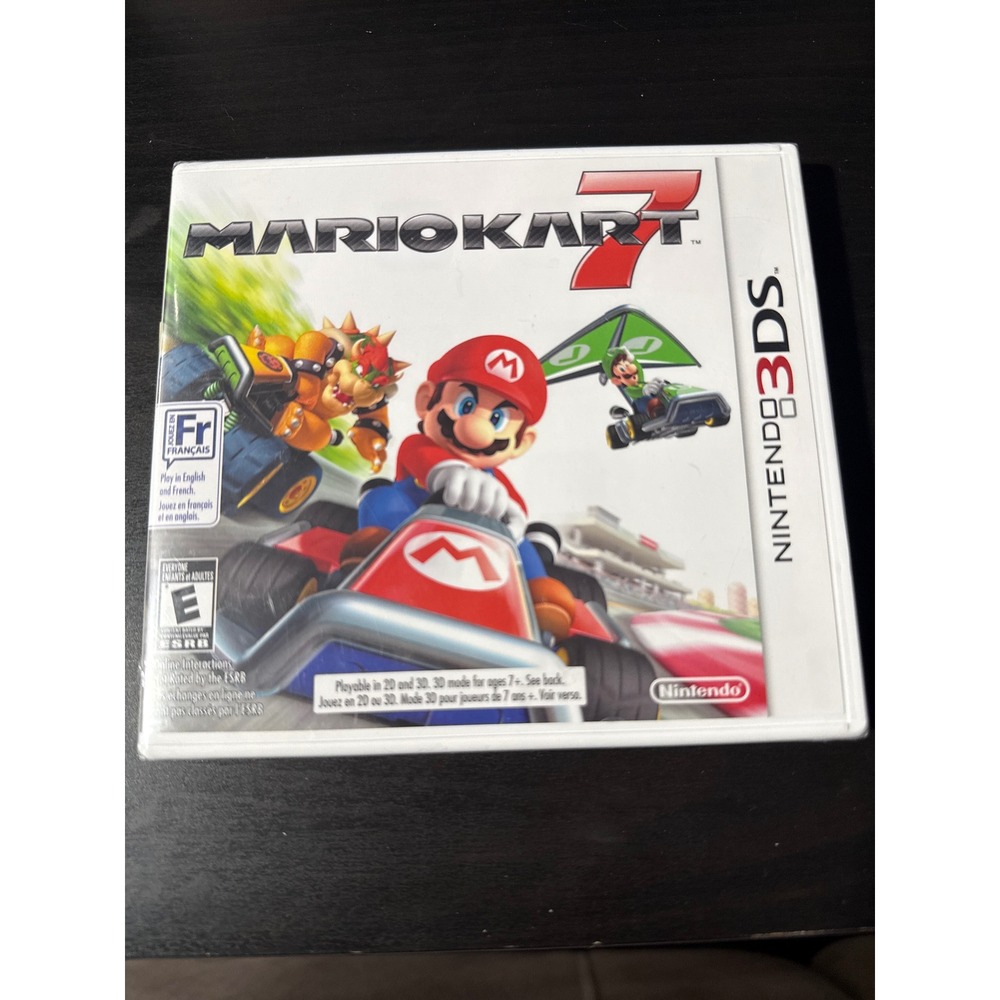 Mario Kart 7 Nintendo 3DS Video Game CTR-P-AMKE Racing Mario Bowser Luigi